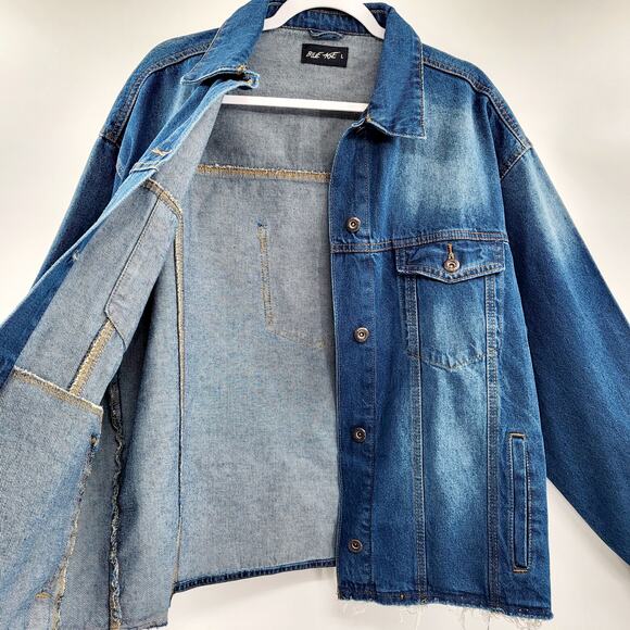 Vtg Selena Quintanilla 1994 36th GRAMMY Awards Night Blue Age Jean Jacket Sz L - Picture 4 of 8